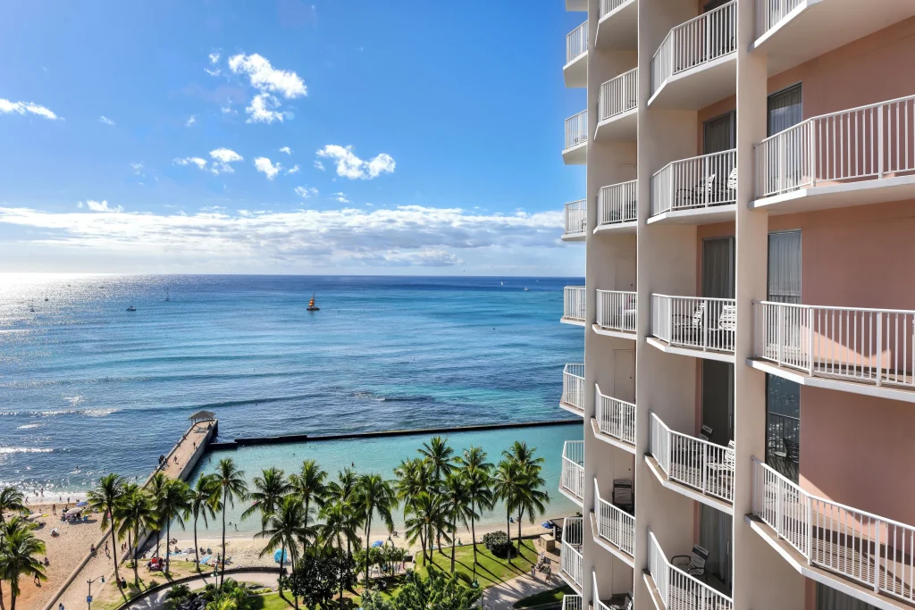 A photo of Park Shore Waikiki showing the property and rooms.