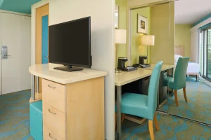 A photo of Waikiki Circle Hotel By Castle showing the property and rooms.
