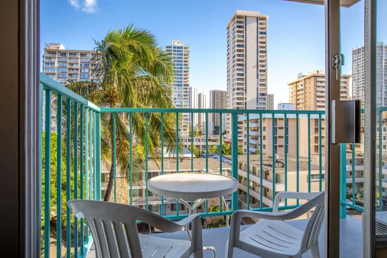 A photo of Aqua Aloha Surf Waikiki showing the property and rooms.