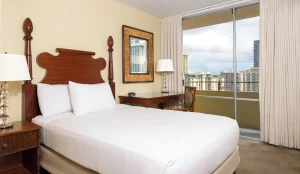 A photo of Ohia Waikiki Studio Suites showing the property and rooms.