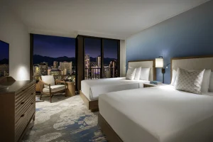 A photo of Halepuna Waikiki by Halekulani showing the property and rooms.