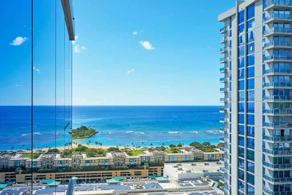 A photo of Renaissance Honolulu Hotel & Spa showing the property and rooms.