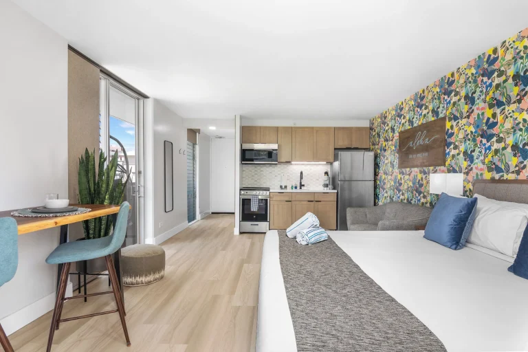 A photo of Ilikai Marina One Bedroom Harbor View Condos showing the property and rooms.