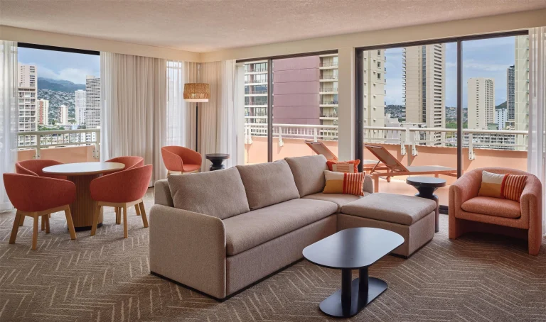 A photo of The Ambassador Hotel of Waikiki, Tapestry Collection by Hilton showing the property and rooms.