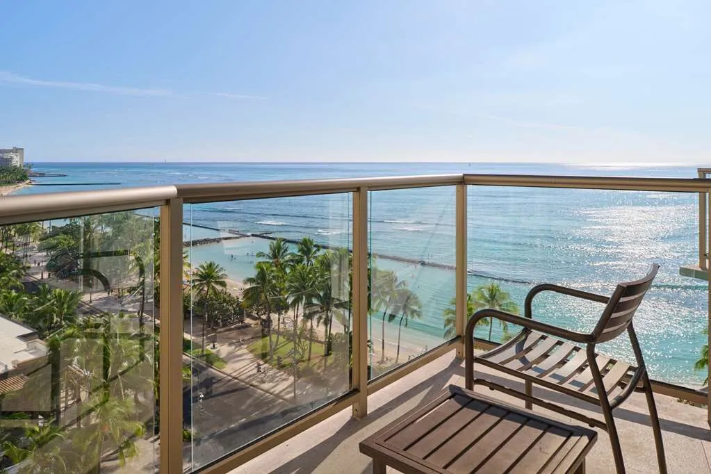 A photo of Hyatt Centric Waikiki Beach showing the property and rooms.