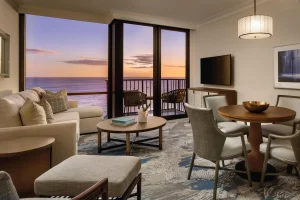 A photo of OUTRIGGER Waikiki Beachcomber Hotel showing the property and rooms.