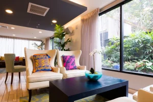 A photo of Vive Hotel Waikiki showing the property and rooms.