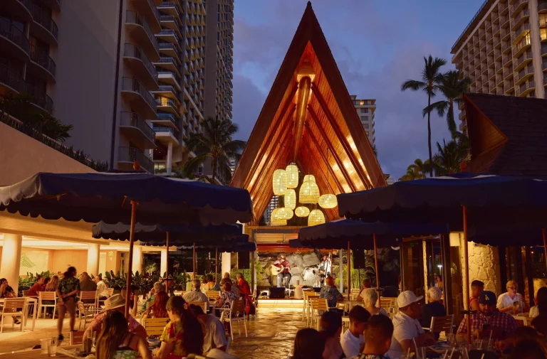 A photo of OUTRIGGER Reef Waikiki Beach Resort showing the property and rooms.