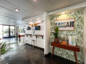 A photo of Stay Hotel Waikiki showing the property and rooms.