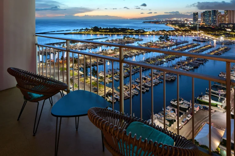 A photo of Ilikai Hotel & Luxury Suites showing the property and rooms.