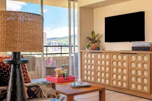 A photo of Wayfinder Waikiki showing the property and rooms.