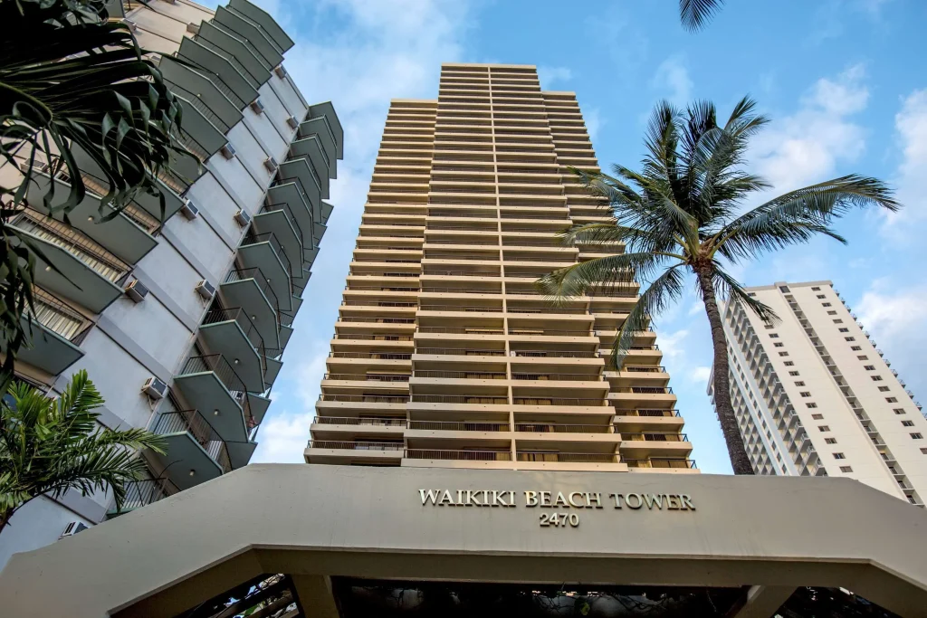 A photo of Aston Waikiki Sunset showing the property and rooms.