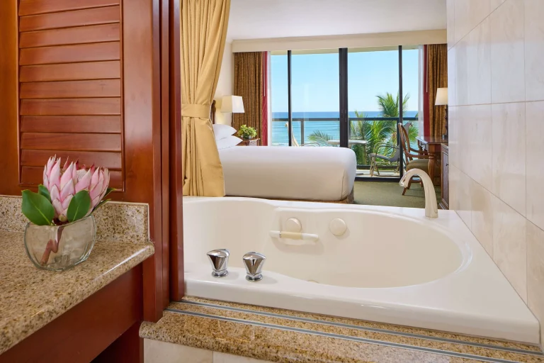 A photo of OUTRIGGER Waikiki Beach Resort showing the property and rooms.