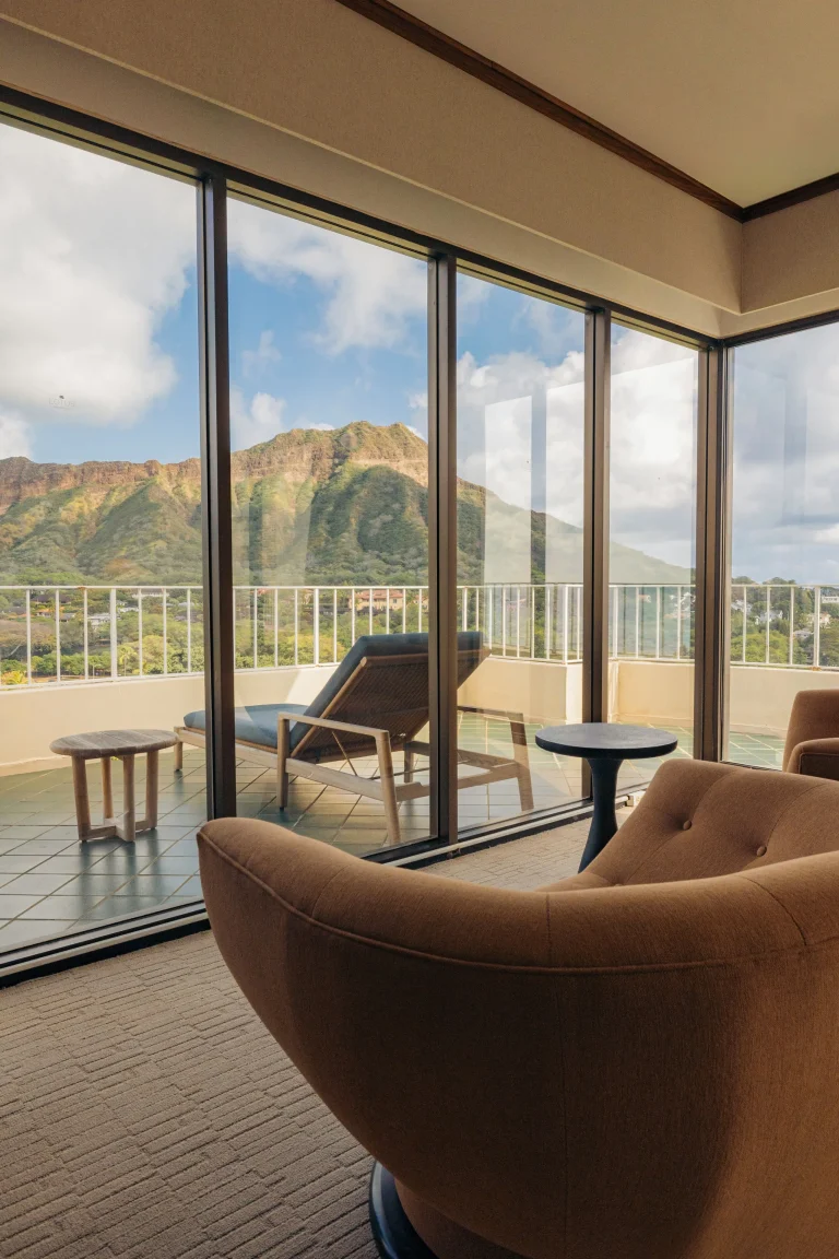 A photo of Club Wyndham Royal Garden at Waikiki showing the property and rooms.