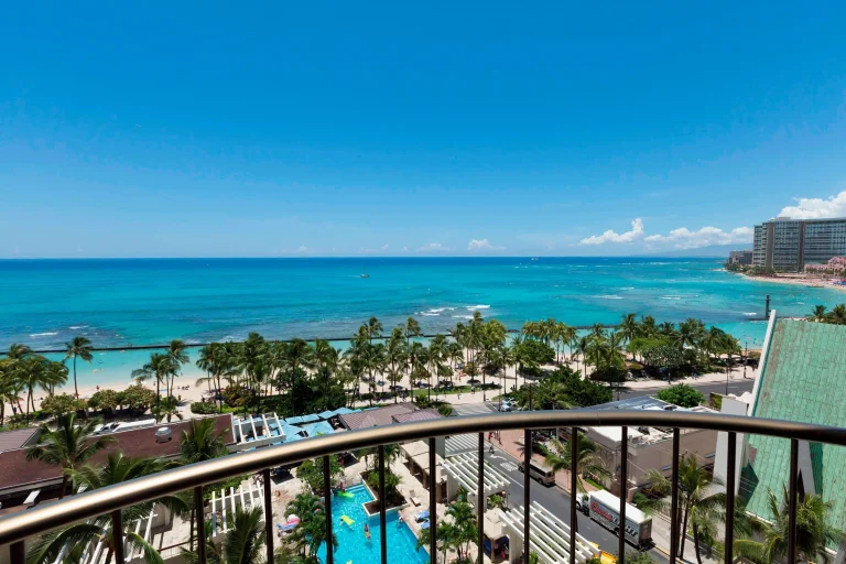 A photo of Waikiki Beach Marriott Resort & Spa showing the property and rooms.
