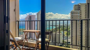 A photo of Diamond Head Beach Hotel & Residences showing the property and rooms.