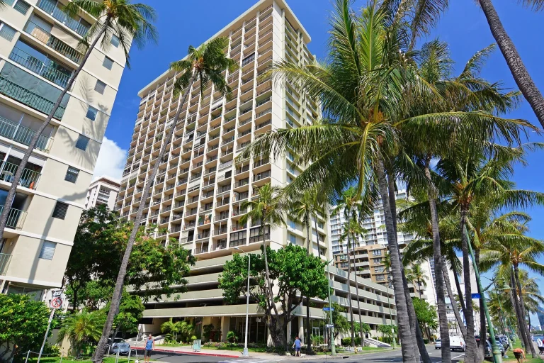 A photo of Waikiki Skytower showing the property and rooms.