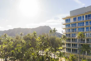 A photo of Polynesian Residences Waikiki Beach showing the property and rooms.