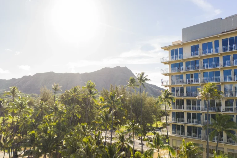 A photo of Polynesian Residences Waikiki Beach showing the property and rooms.