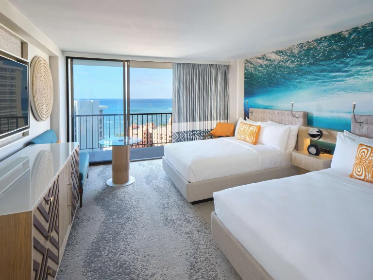 A photo of OUTRIGGER Waikiki Beachcomber Hotel showing the property and rooms.