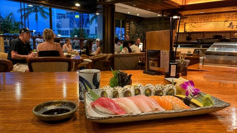 best sushi spots waikiki vacation