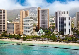 A photo of Stay Hotel Waikiki showing the property and rooms.