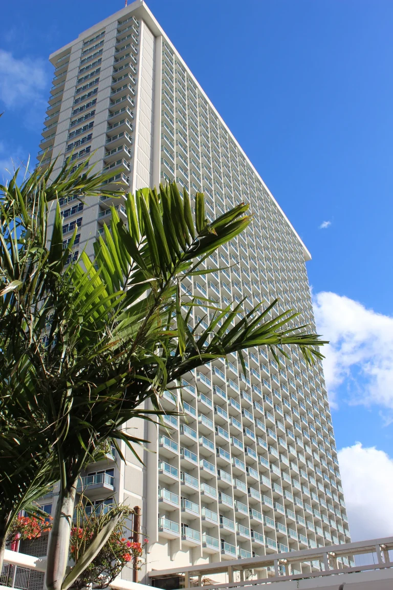 A photo of Ala Moana Hotel by LSI Resorts showing the property and rooms.