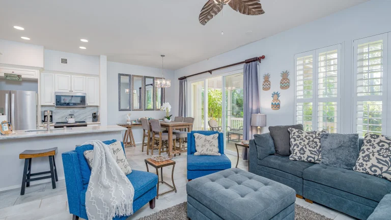 An image of the Coconut Plantation at Ko Olina property and villa-style accommodations.