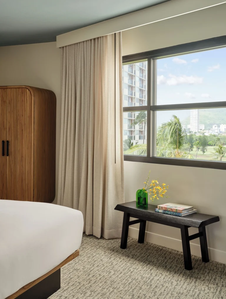 A photo of Romer House Waikiki showing the property and rooms.