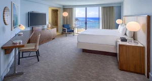 A photo of Hyatt Regency Waikiki Beach Resort & Spa showing the property and rooms.