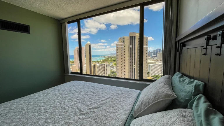 A photo of Diamond Head Beach Hotel & Residences showing the property and rooms.