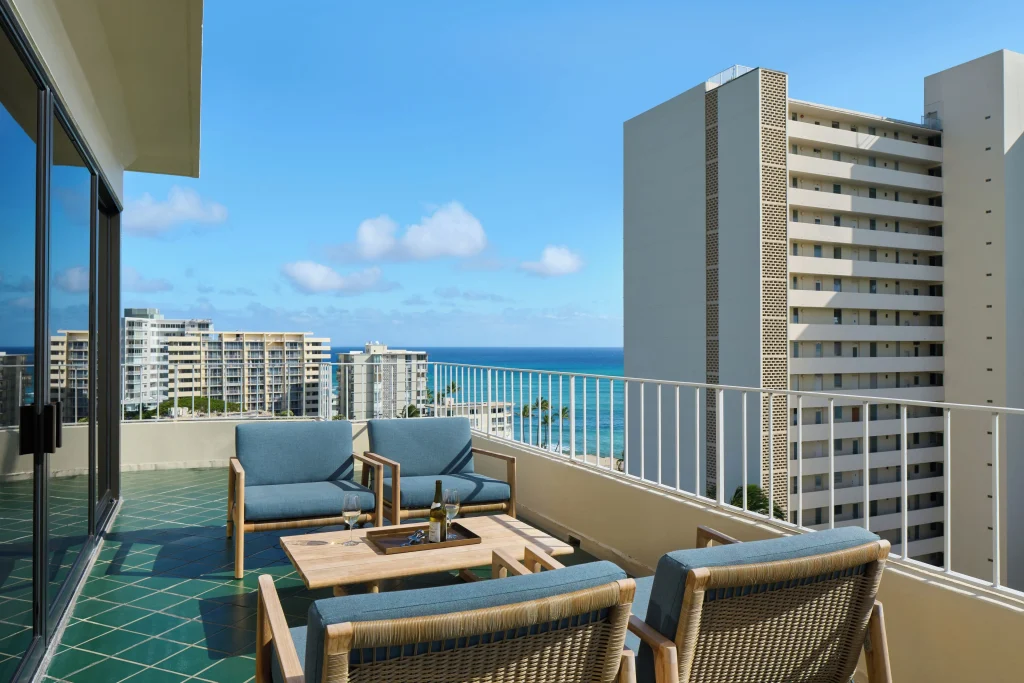 A photo of Lotus Honolulu at Diamond Head showing the property and rooms.