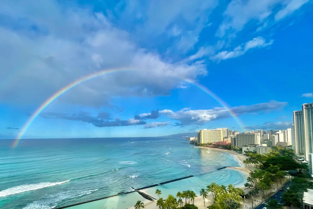 A photo of Waikiki Beach Marriott Resort & Spa showing the property and rooms.