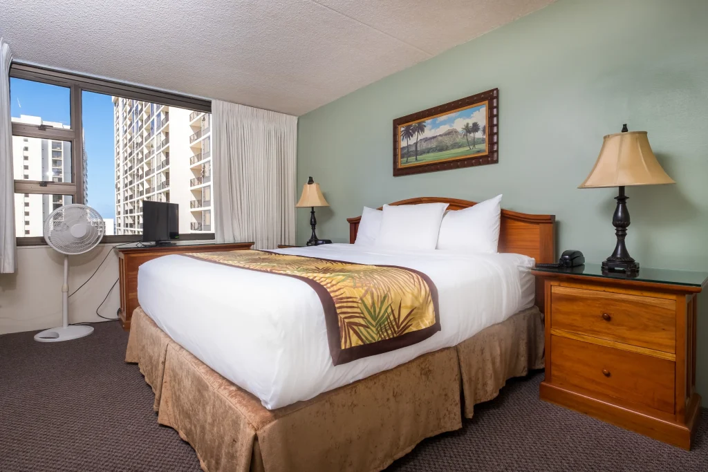 A photo of Holiday Surf Hotel showing the property and rooms.