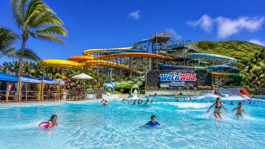 family fun waterpark slides