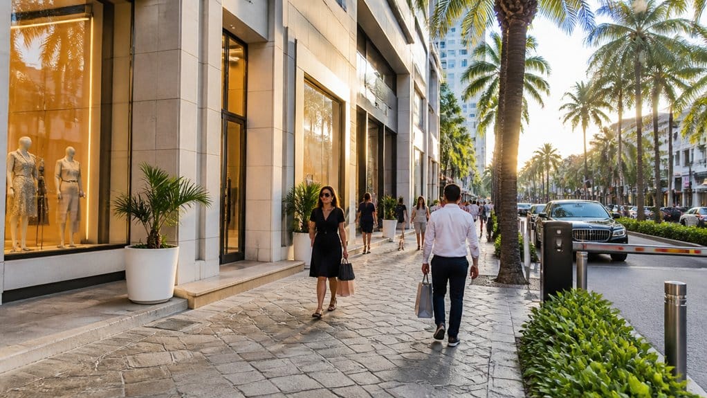 luxury row designer boutiques