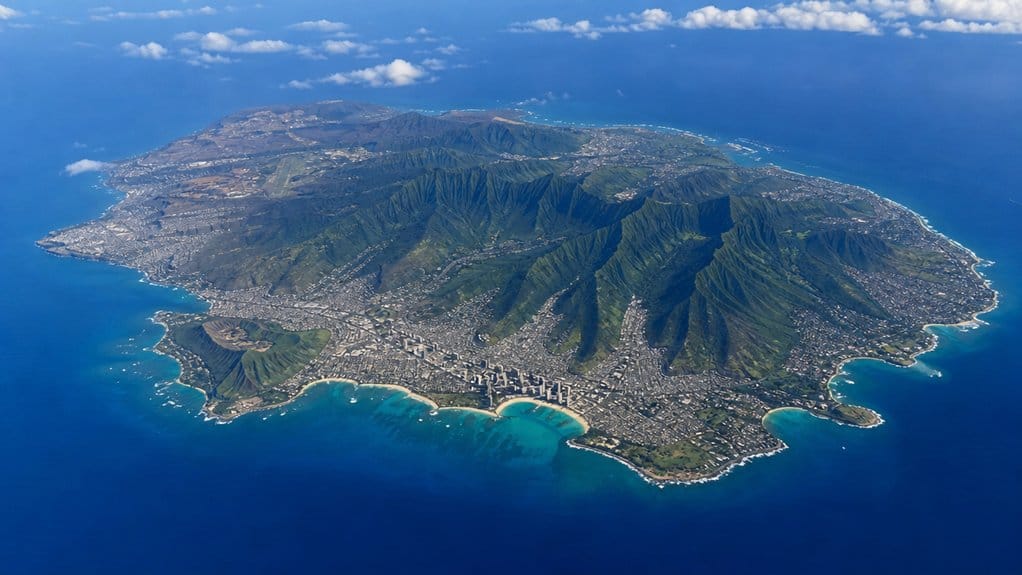 oahu s size and scale
