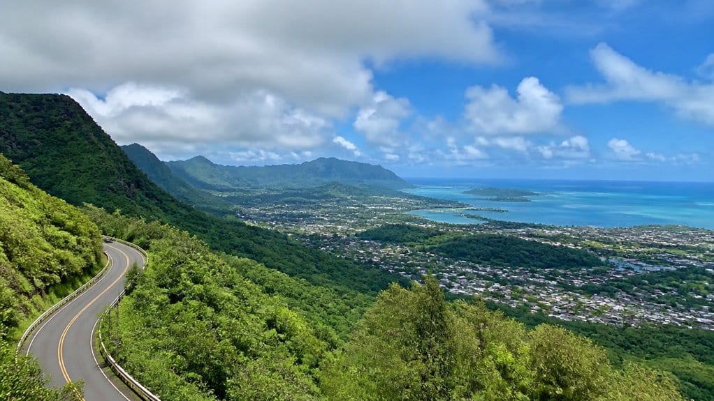routes to k ne ohe from honolulu