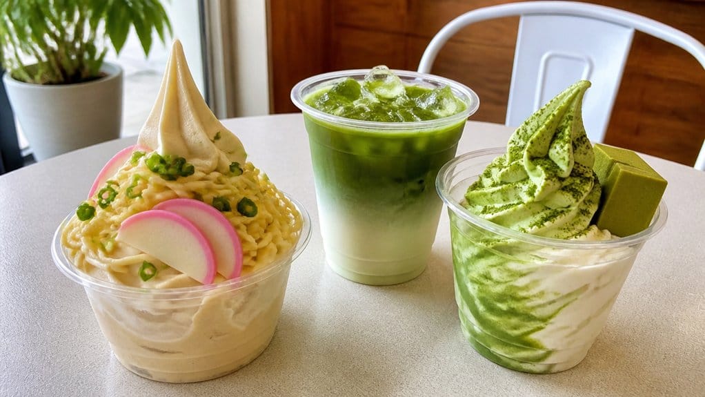 saimin inspired soft serve dessert